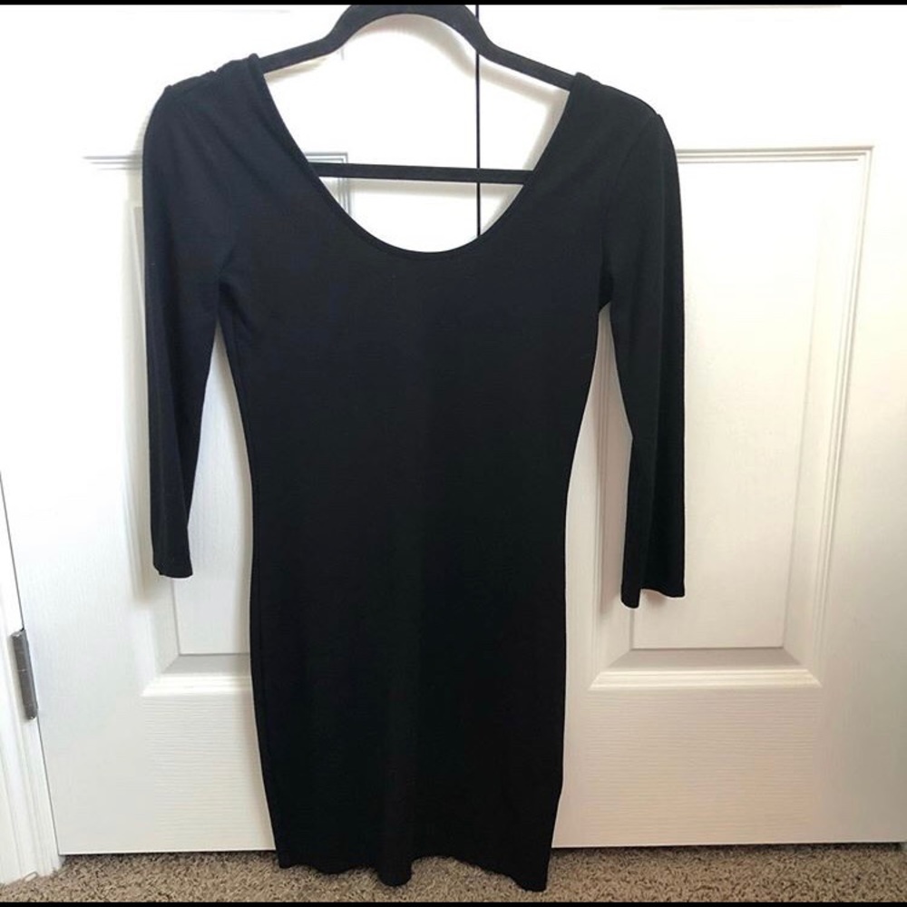Black Body Con Dress
